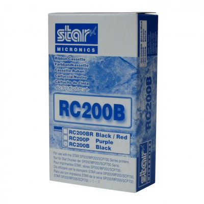 Star RC-200B Black Original Nylon Ribbon 30980112 - for Star SP200, SP212, SP216, SP298, SP512, SP542, SP2000